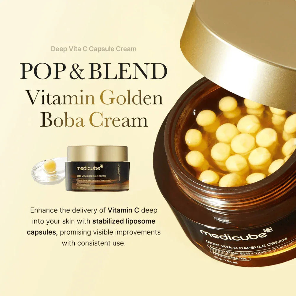 MEDICUBE | Deep Vita C Capsule Cream - 55 gr - InternationalCosmetic