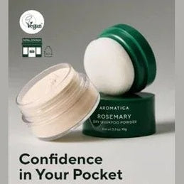 AROMATICA | Rosemary Dry Shampoo Powder - 10ml - InternationalCosmetic