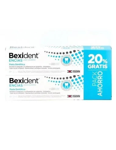 ISDIN | Duplo Bexident Encías Pasta Dental - 2x125ml - InternationalCosmetic