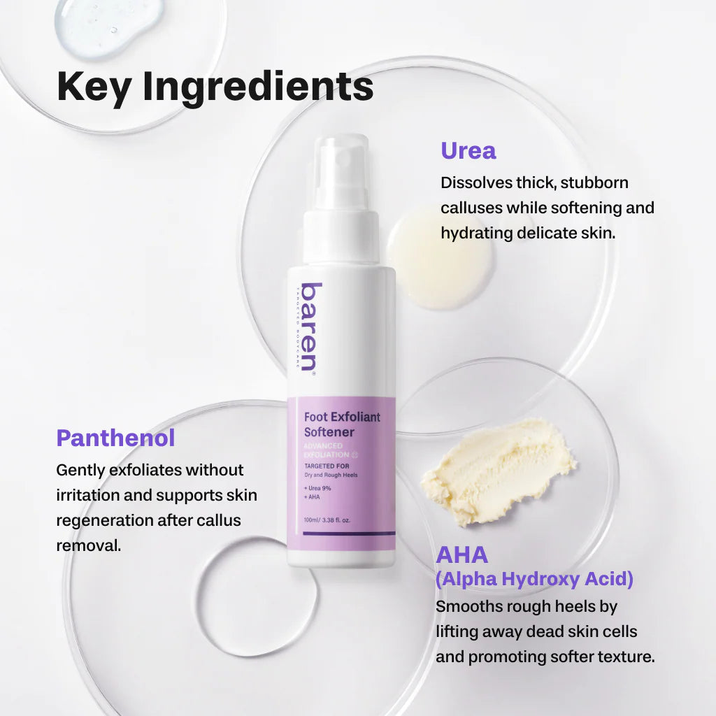 BAREN | Foot Exfolian Softener At-Home Kit