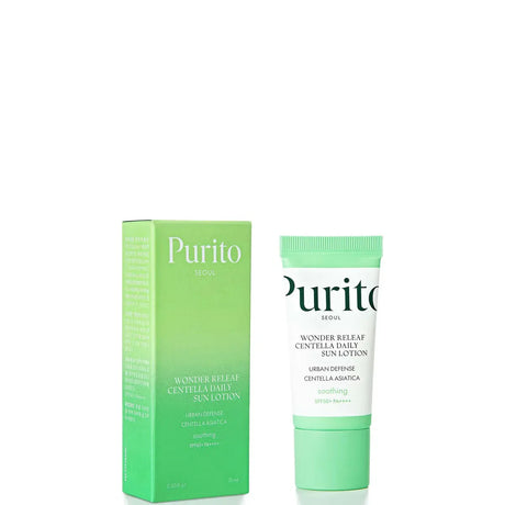 PURITO | Wonder Releaf Centella Daily Sun Lotion SPF50+ - 15gr - InternationalCosmetic