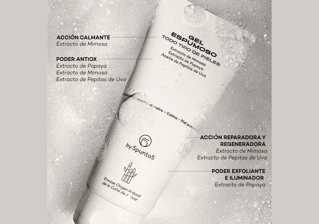 5PUNTO5 | Gel Limpiador Espumoso - 200ml - InternationalCosmetic