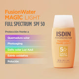 ISDIN | Fusion Water MAGIC Light SPF 50 - 50ml - InternationalCosmetic