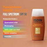 ISDIN | Fusion Water MAGIC Bronze SPF 50 - 50ml - InternationalCosmetic