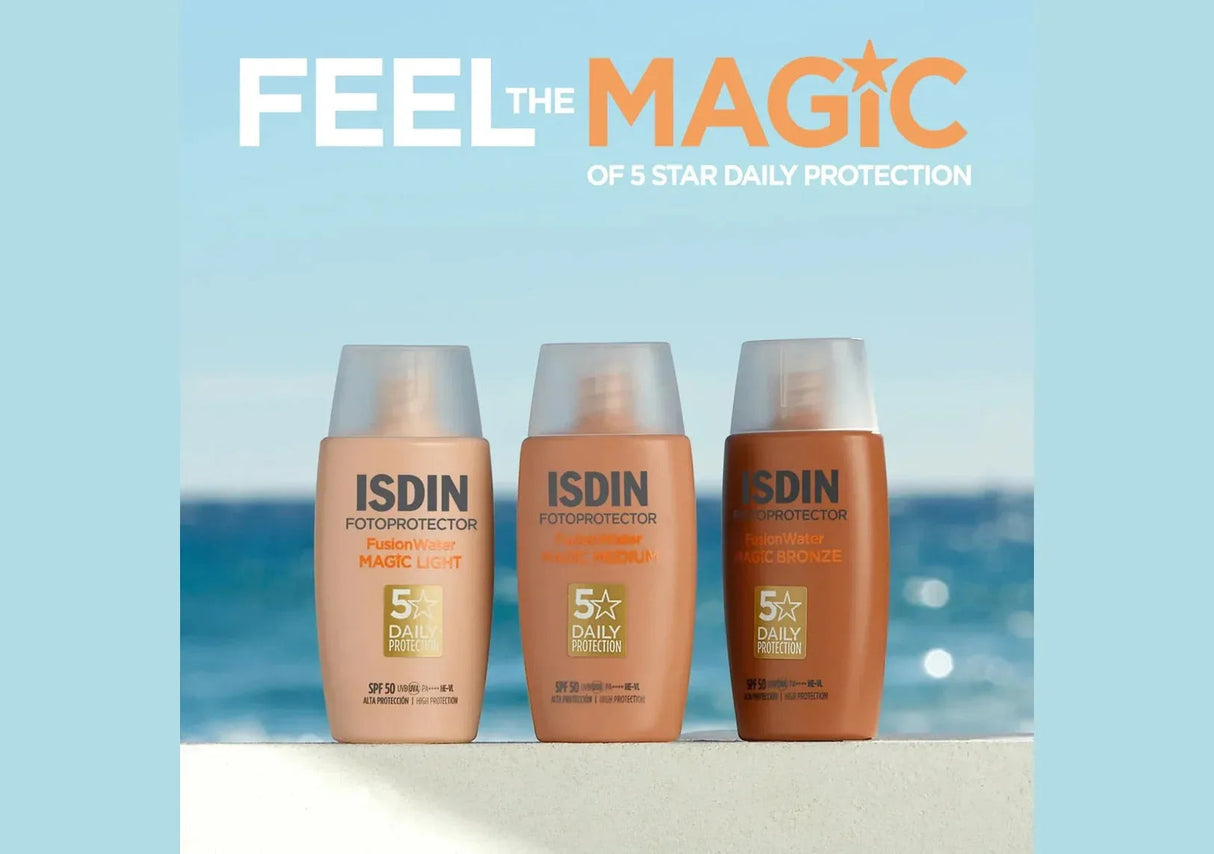 ISDIN | Fusion Water MAGIC Medium SPF 50 - 50ml - InternationalCosmetic