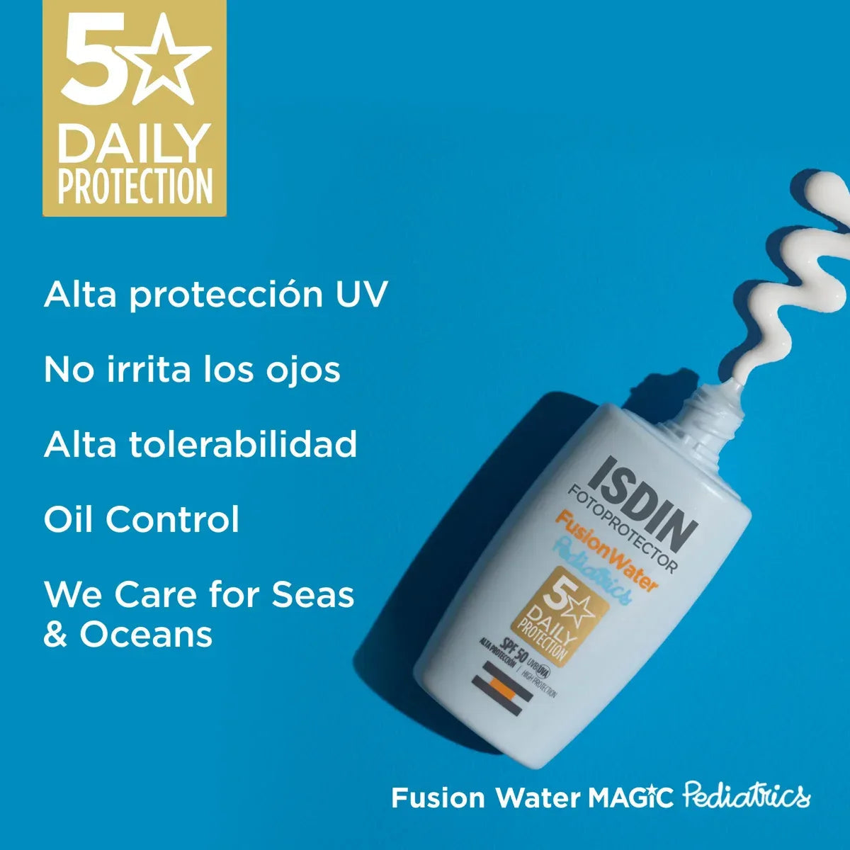 ISDIN | Fusion Water MAGIC Pediatrics SPF 50 - 50ml - InternationalCosmetic