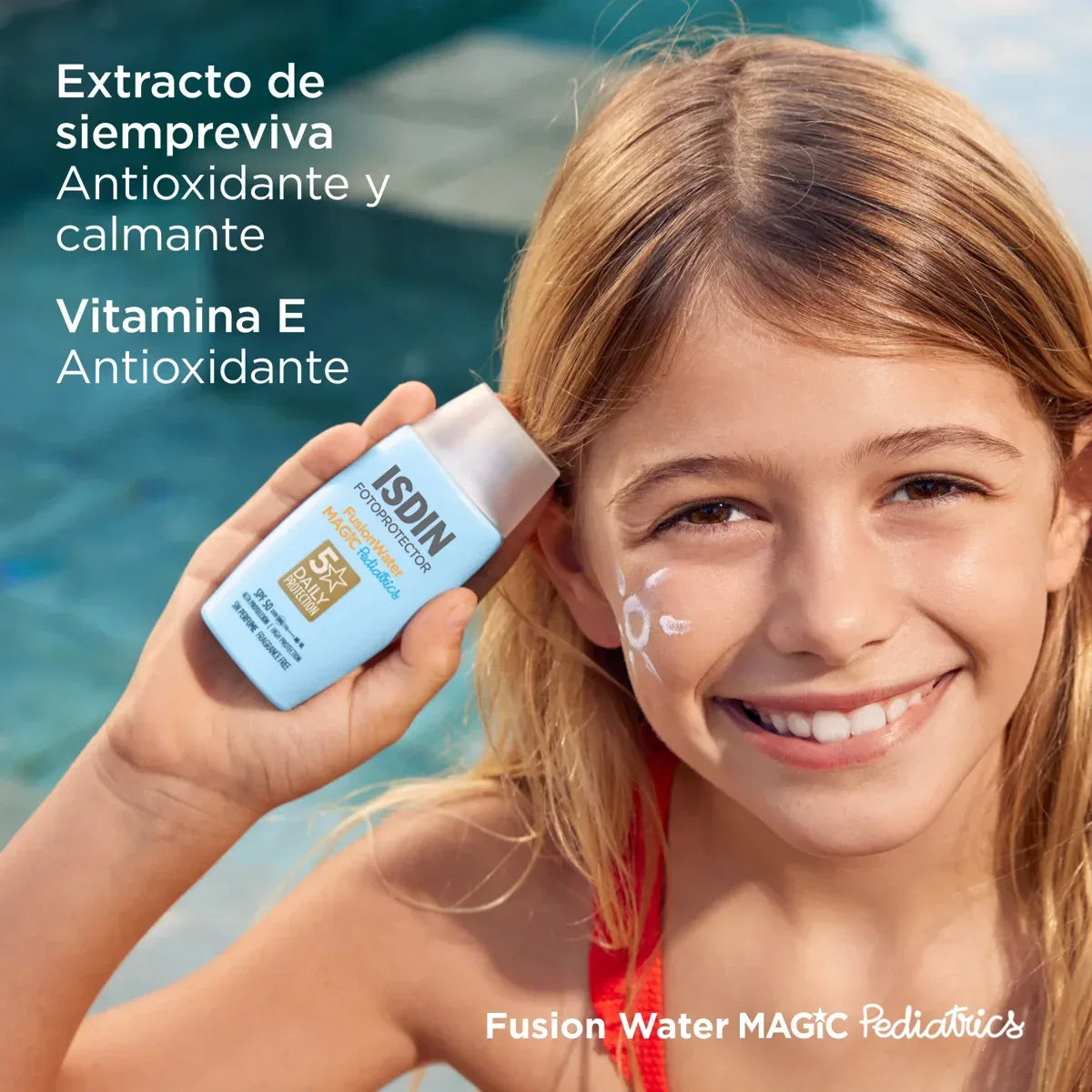ISDIN | Fusion Water MAGIC Pediatrics SPF 50 - 50ml - InternationalCosmetic