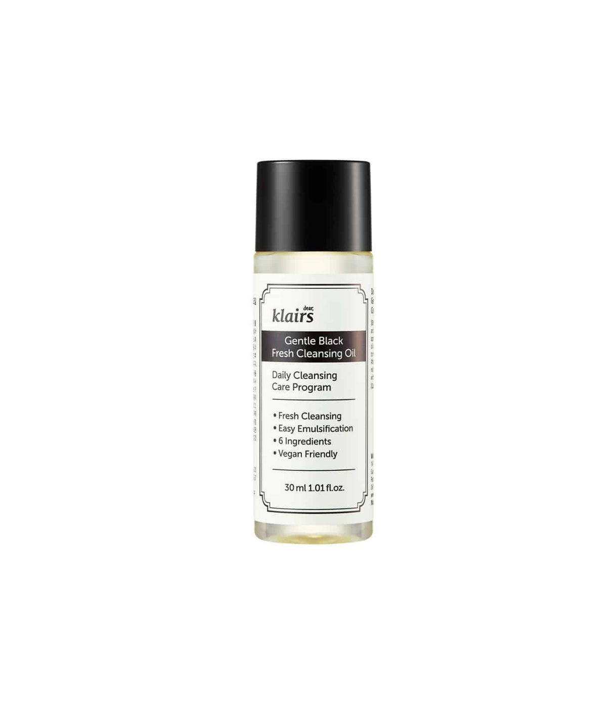 KLAIRS | Gentle Black Fresh Cleansing Oil - InternationalCosmetic