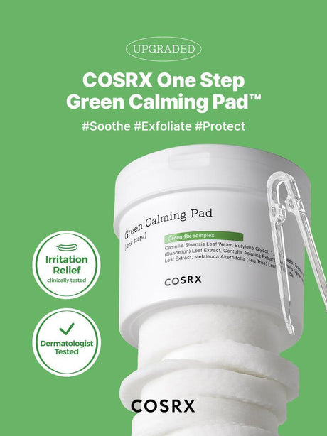 COSRX | Green Calming Pad - 70ud - InternationalCosmetic