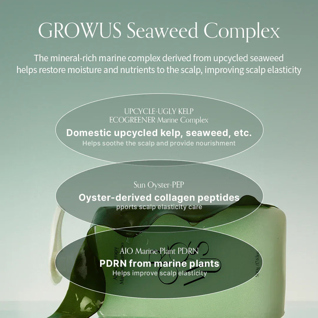 GROWUS | Algae Therapy Mineral Shampoo - 500ml - InternationalCosmetic
