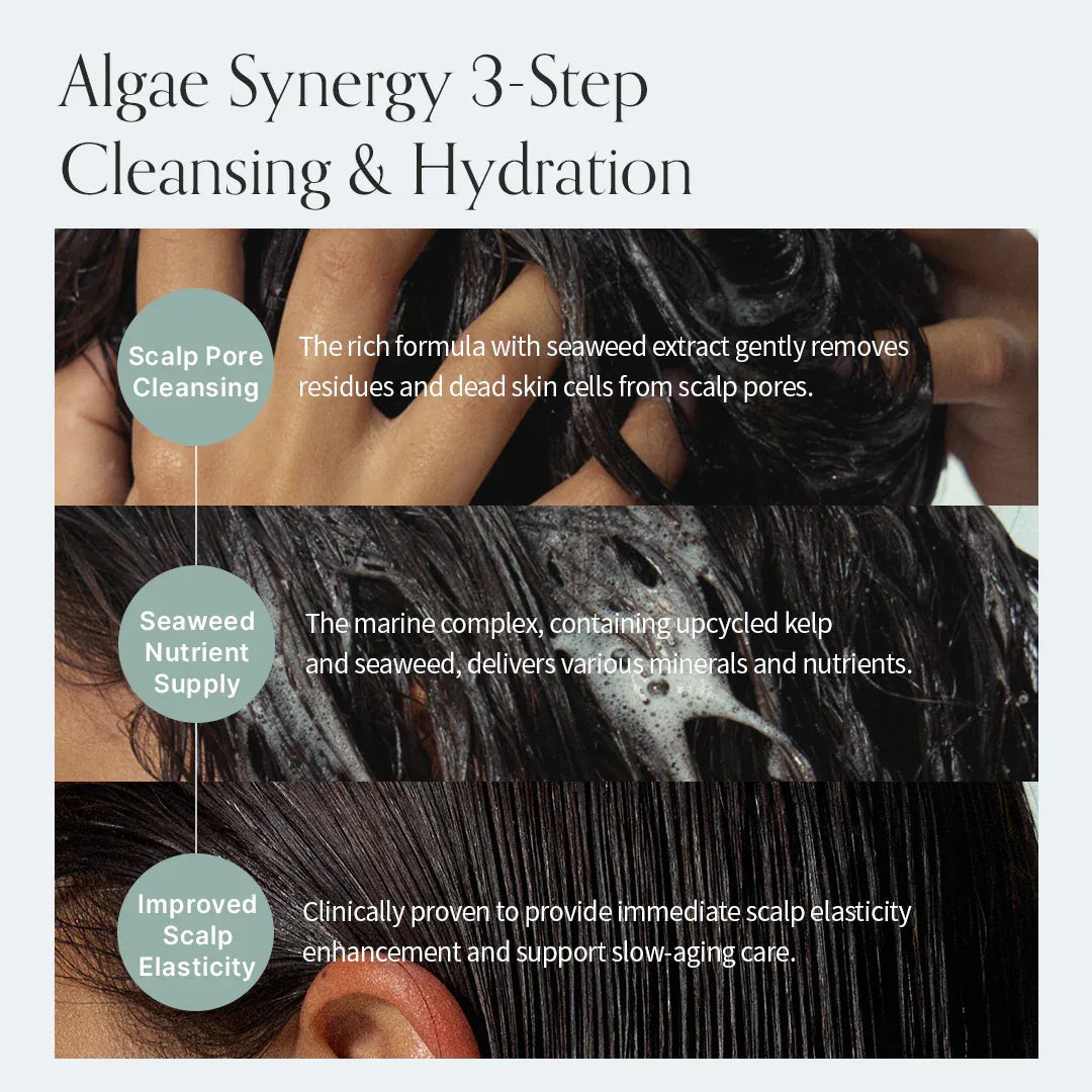GROWUS | Algae Therapy Mineral Shampoo - 500ml - InternationalCosmetic