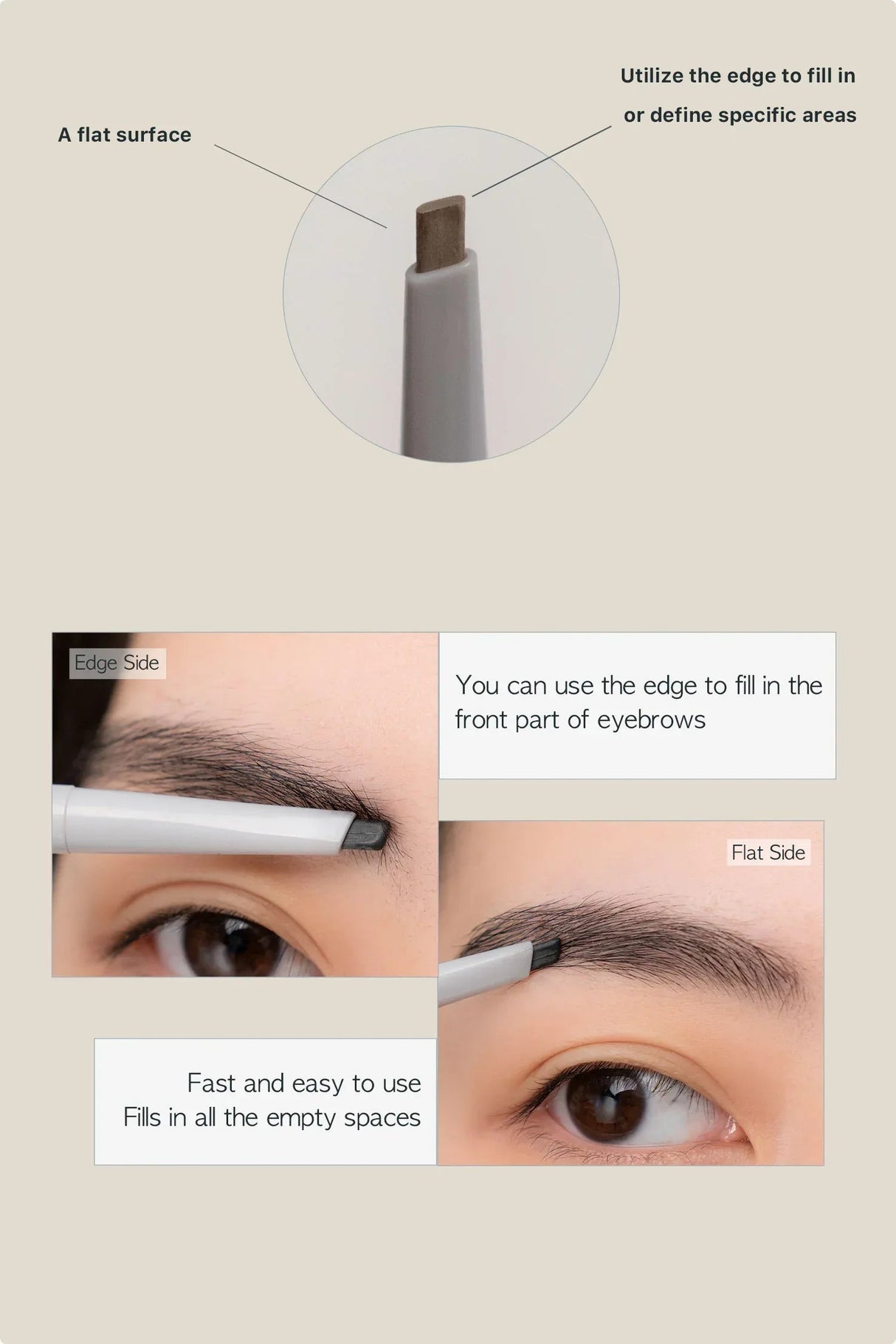 ROM&ND | Han All Flat Brow - InternationalCosmetic