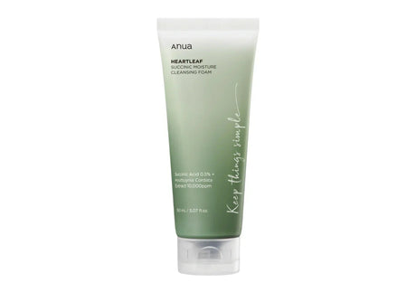 ANUA | Heartleaf Succinic Moisture Cleansing Foam - 150ml - InternationalCosmetic