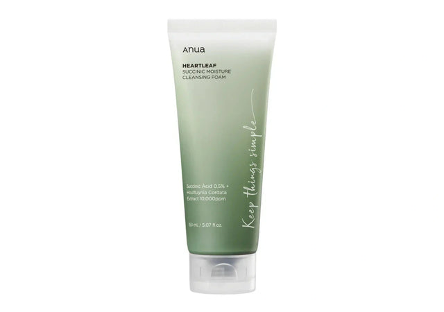 ANUA | Heartleaf Succinic Moisture Cleansing Foam - 150ml - InternationalCosmetic