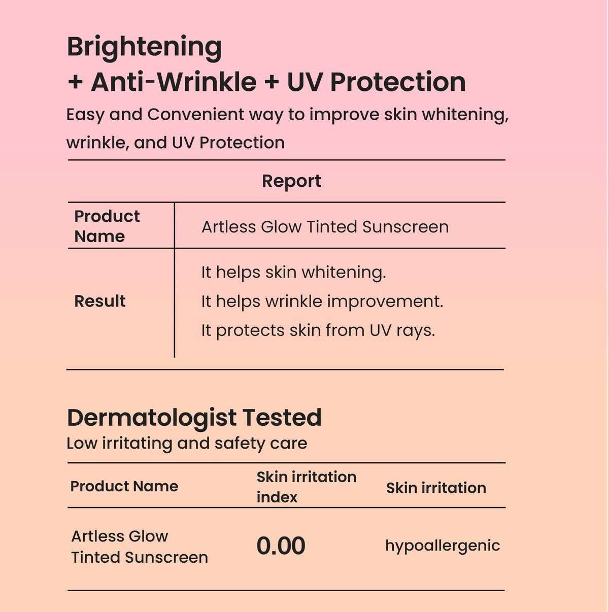 HEIMISH | Artless Glow Tinted Sunscreen SPF50+ - 40ml