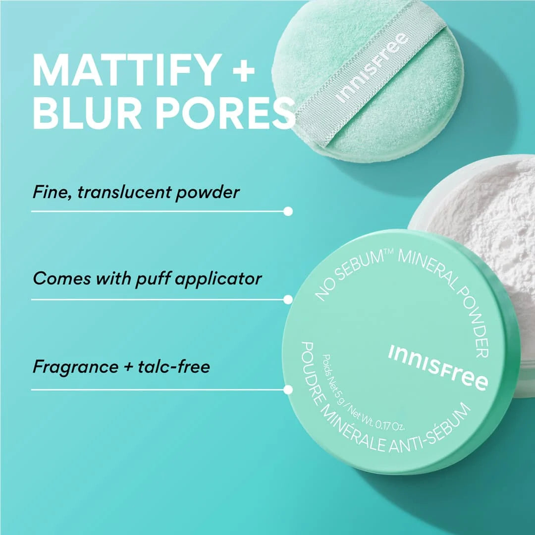 INNISFREE | No-Sebum Mineral Powder - 5 gr