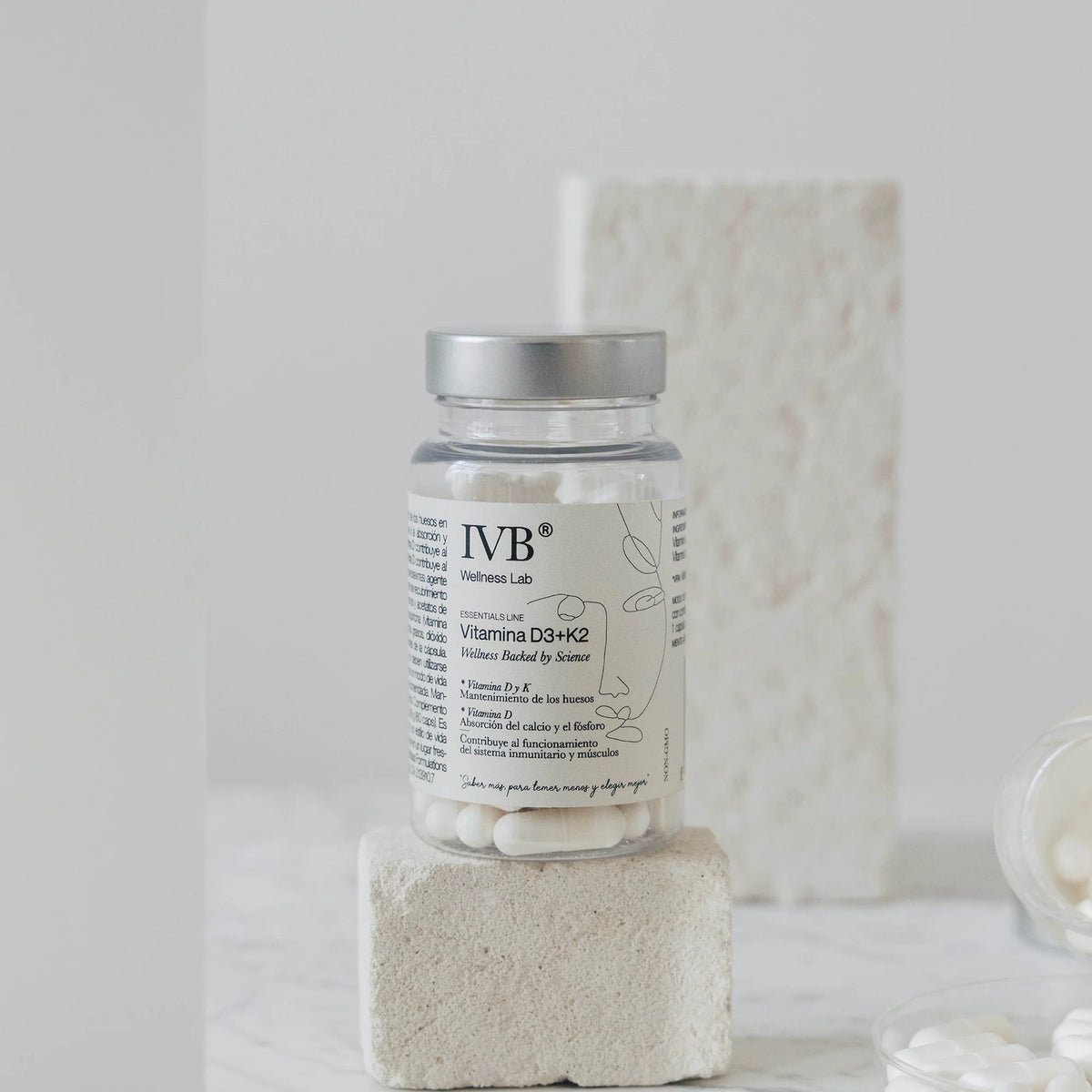 IVB WELLNESS LAB | Vitamina D3+K2 Cápsulas