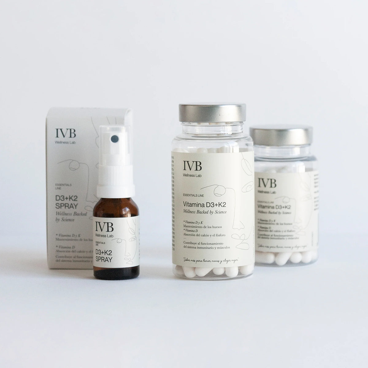 IVB WELLNESS LAB | Vitamina D3+K2 Cápsulas
