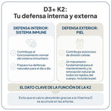 IVB WELLNESS LAB | Vitamina D3+K2 Cápsulas