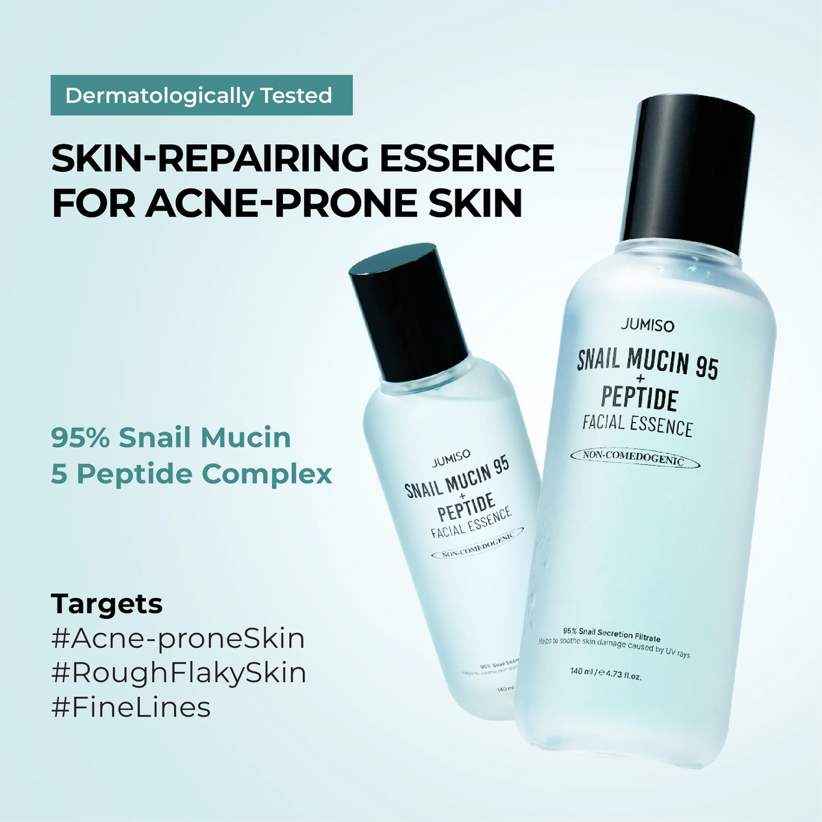 JUMISO | Snail Mucin 95% + Peptide Facial Essence