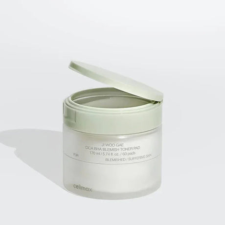 CELIMAX |  Ji Woo Gae Cica BHA Blemish Toner Pad - 60ud - InternationalCosmetic