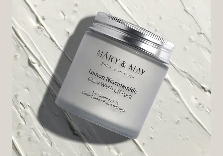 MARY & MAY | Lemon Niacinamide Glow Wash‑Off Pack - InternationalCosmetic