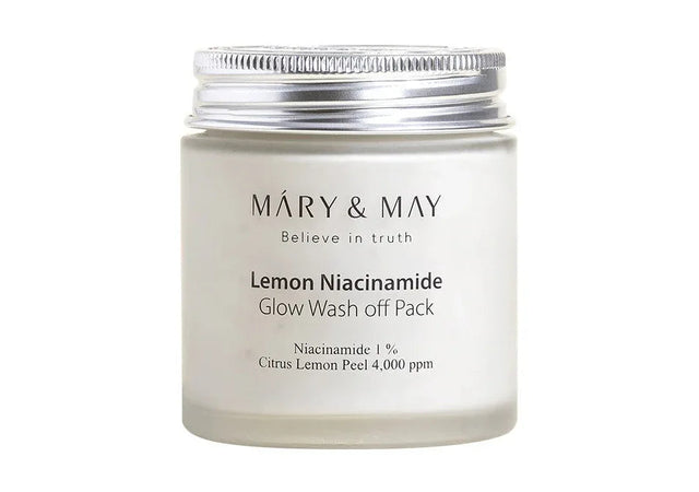 MARY & MAY | Lemon Niacinamide Glow Wash‑Off Pack - InternationalCosmetic