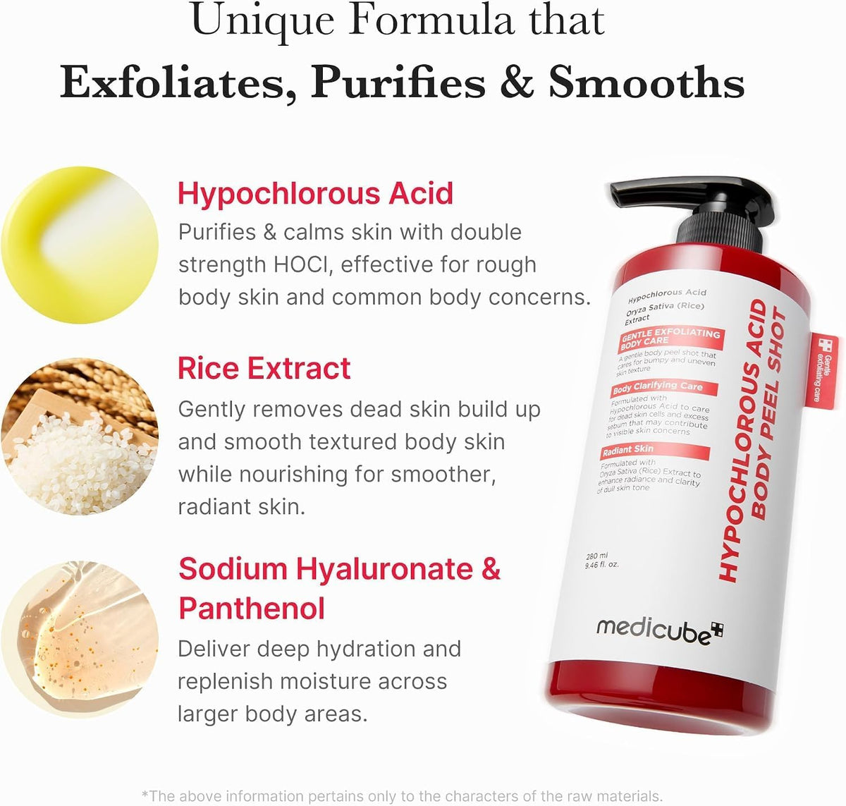 MEDICUBE | Hypochlorous Acid Body Peel Shot - 280ml