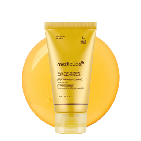 MEDICUBE | Kojic Acid Turmeric Night Wrapping Mask - 75ml