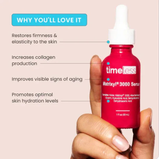 TIMELESS | Matrixyl 3000 Serum + Hyaluronic Acid - 30ml - InternationalCosmetic