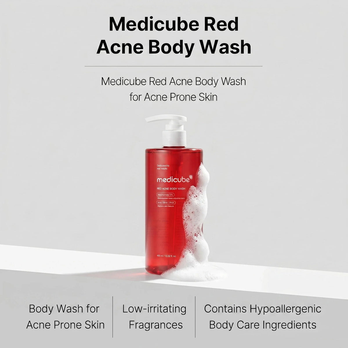 MEDICUBE | Red Acne Body Wash - 400 ml