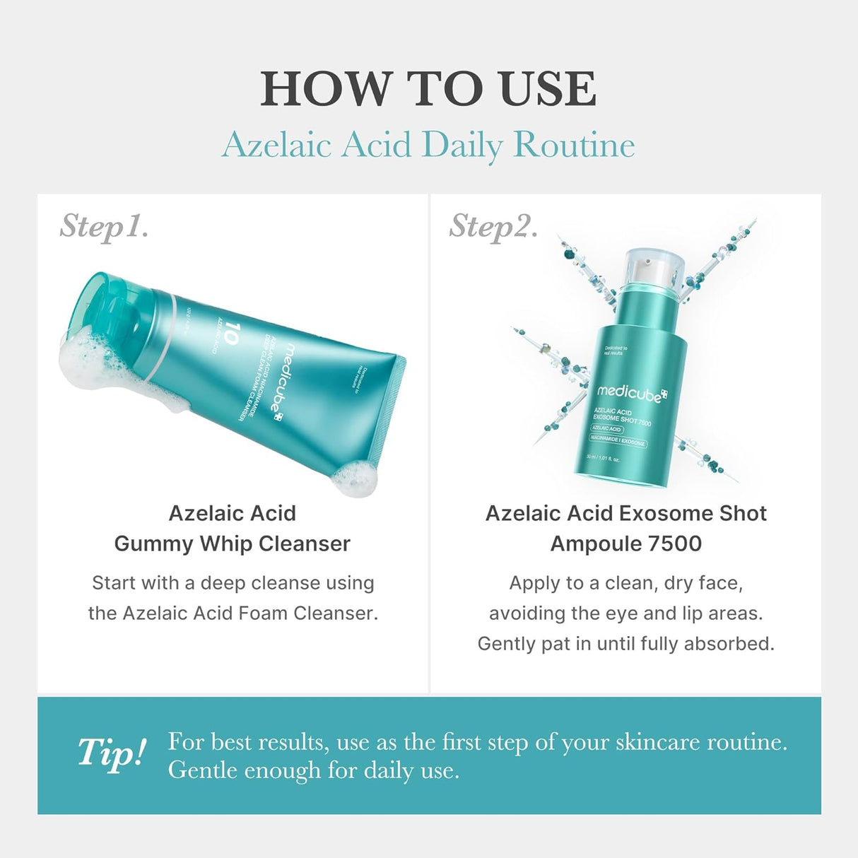 MEDICUBE | Azelaic Acid Exosome Shot 7500 - 30ml