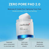 MEDICUBE | Zero Pore Pad 2.0 - 70 ud - InternationalCosmetic