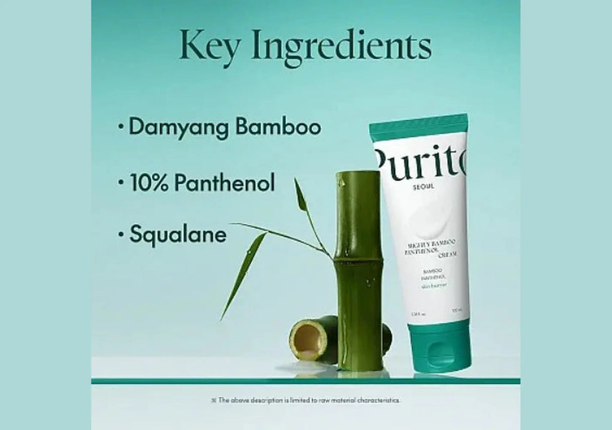 PURITO | Mighty Bamboo Panthenol Cream - Tamaño Viaje - 15ml