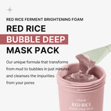 P.CALM | Red Rice Bubble Deep Mask - 90gr