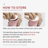 P.CALM | Red Rice Bubble Deep Mask - 90gr