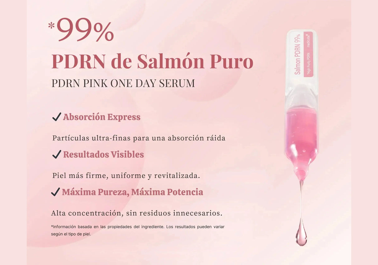 MEDICUBE | PDRN Pink One Day Serum Set - 1.5 ml x 10 viales - InternationalCosmetic