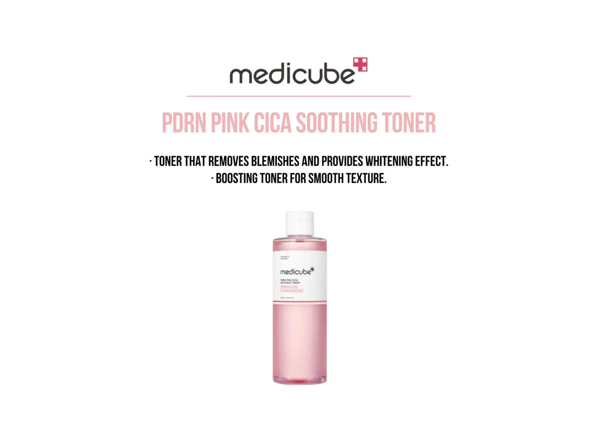 MEDICUBE | Medicube PDRN Pink CICA Soothing Toner - 250 ml - InternationalCosmetic