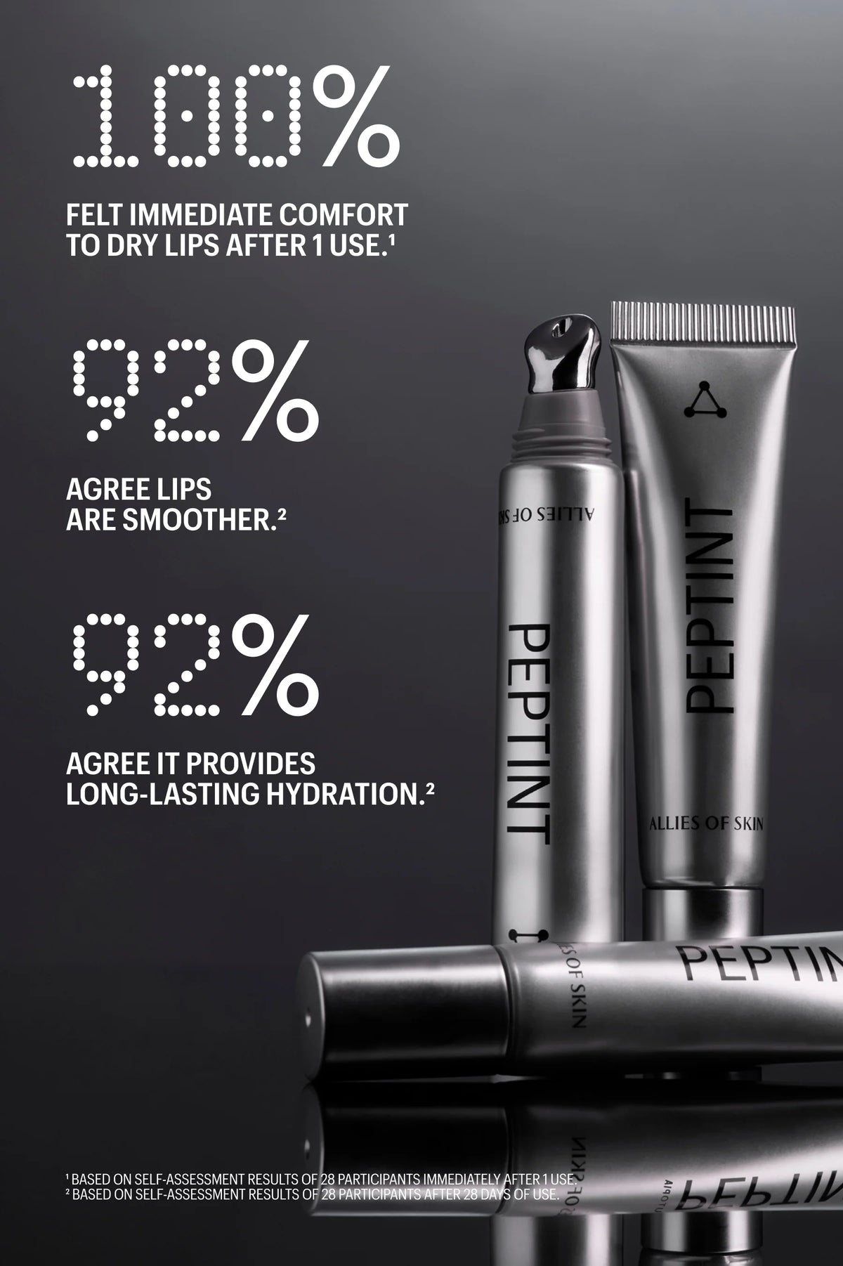 ALLIES OF SKIN | Peptint Tripeptide & Goji Cells Plumping Lip Treatment - 15ml