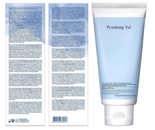 PYUNKANG YUL | Low pH Pore Deep Cleansing Foam - 40ml