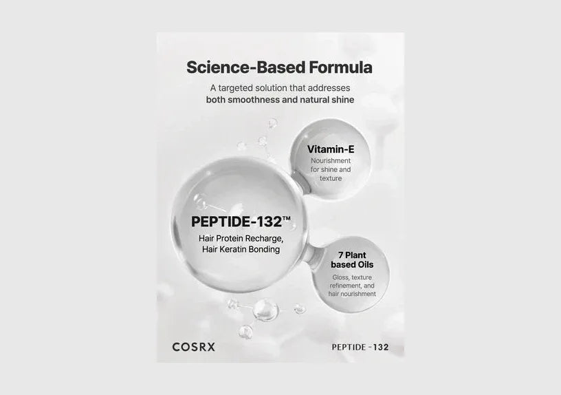 COSRX | Peptide‑132 Ultra Perfect Hair Bonding Oil Serum - 28ml - InternationalCosmetic