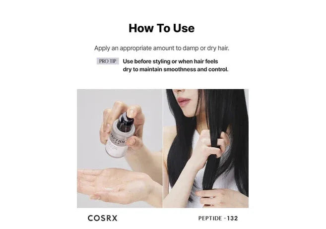 COSRX | Peptide‑132 Ultra Perfect Hair Bonding Oil Serum - 28ml - InternationalCosmetic