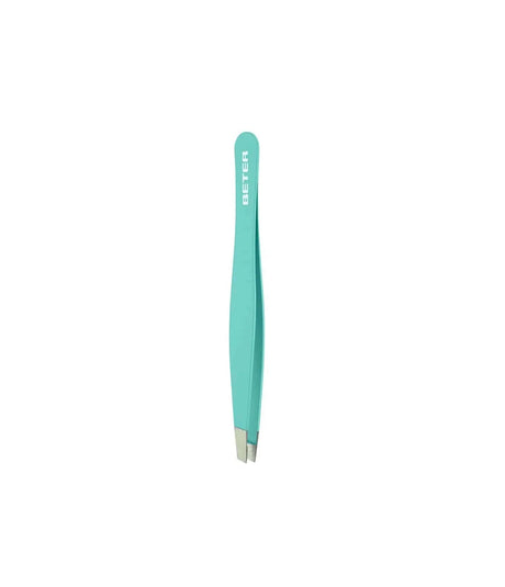 BETER | Pinza de Depilar Punta Oblicua Soft Touch Pequeña - InternationalCosmetic