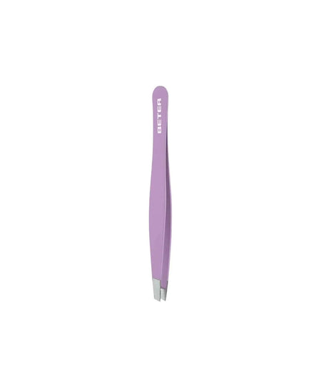 BETER | Pinza de Depilar Punta Oblicua Soft Touch Pequeña - InternationalCosmetic
