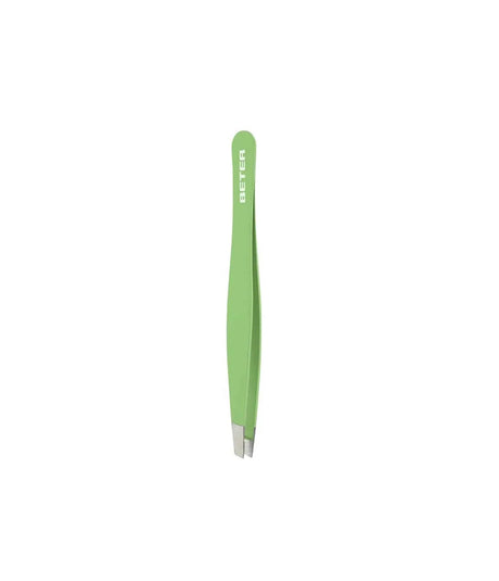 BETER | Pinza de Depilar Punta Oblicua Soft Touch Pequeña - InternationalCosmetic