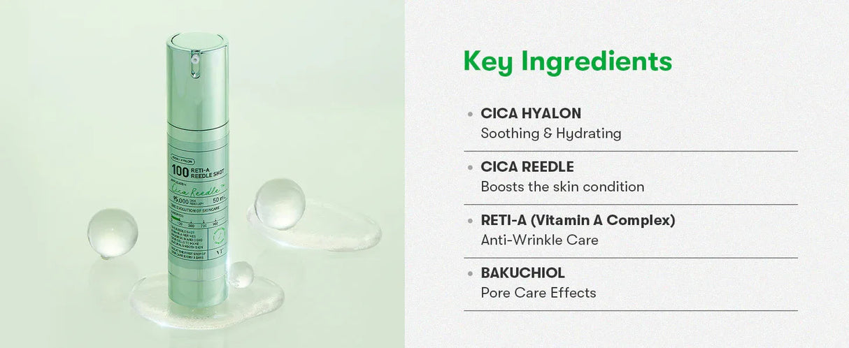 VT COSMETICS | Reti-A Reedle Shot 100 - 50ml - InternationalCosmetic