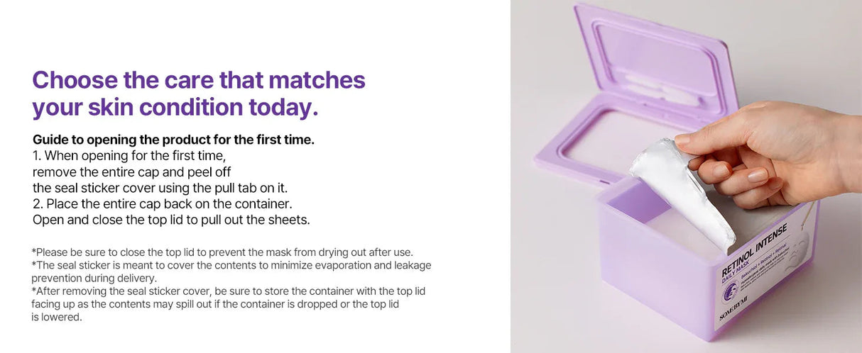 SOME BY MI | Retinol Intense Daily Mask - 30ud - InternationalCosmetic