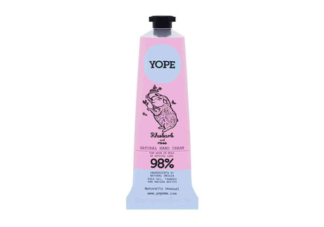 YOPE | Rhubarb and Rose Hand Cream - 50ml - InternationalCosmetic