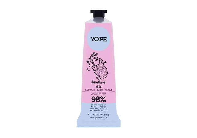 YOPE | Rhubarb and Rose Hand Cream - 50ml - InternationalCosmetic