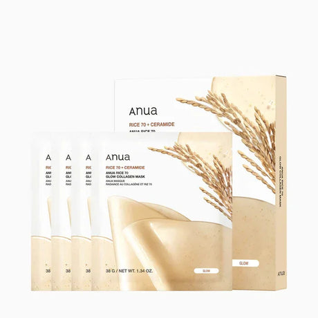 ANUA | Rice 70 Glow Collagen Mask - InternationalCosmetic
